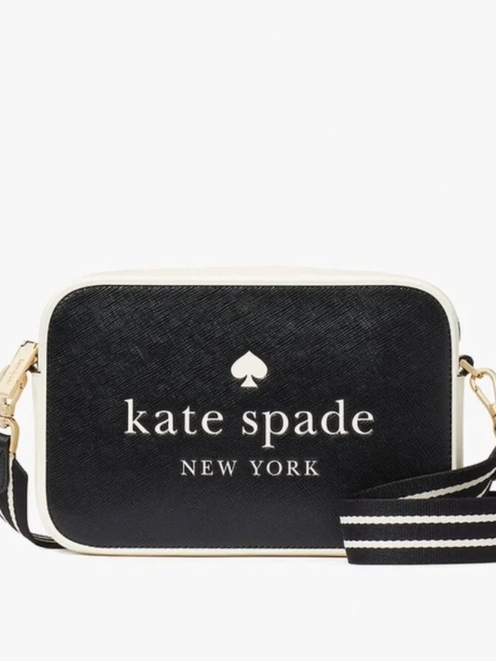 NWT Kate Spade crossbody.  2 in stock: specify black & white or sage & white - Picture 3 of 7